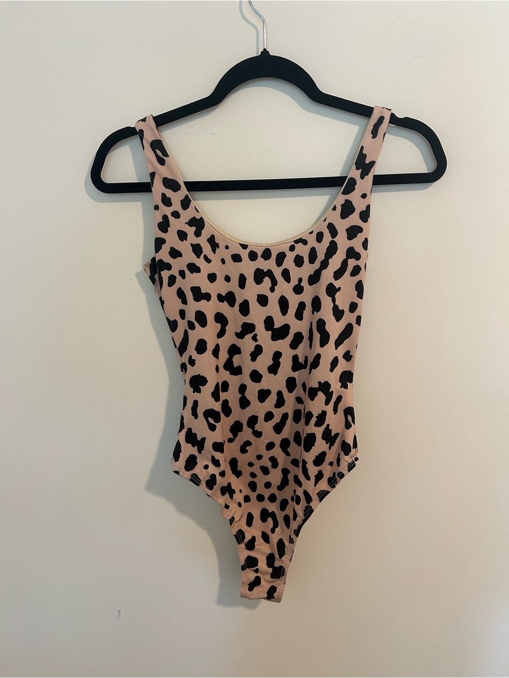 Princess Polly Cream Leopard Print Bodysuit